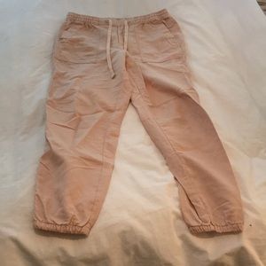 Pink gap joggers